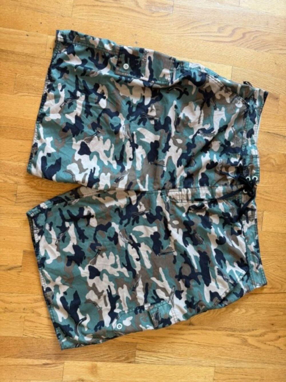 AFTCO Tactical Cargo Shorts Woodland Camo Men's 44
